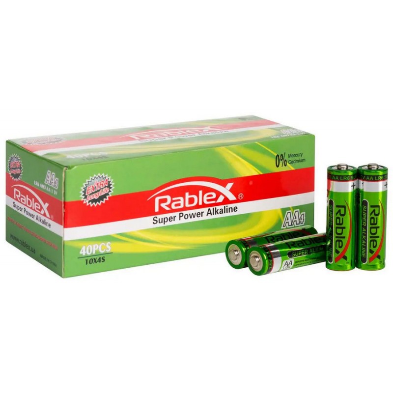 Батарейка LR6 (AA) лужна - Super Power Alkaline - Rablex
