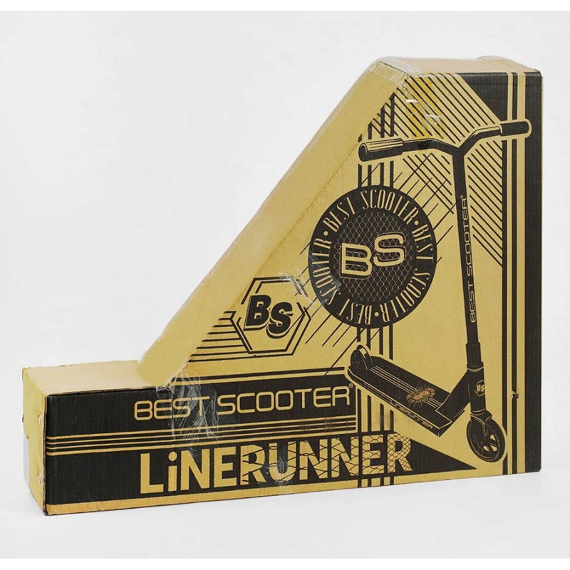 Самокат трюковий LineRunner - HIC, ПЕГІ, алюмінієвий диск та дека (Best Scooter LR-65215)