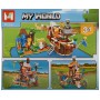 Конструктор - My world - Minecraft - Домик на берегу 3в1 (арт. MG300)