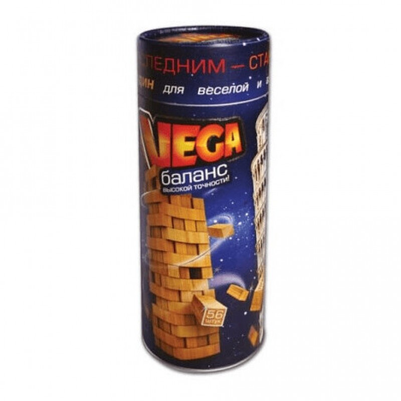 Настольная игра "Дженга" - Вега (Данко - Тойс 91121)